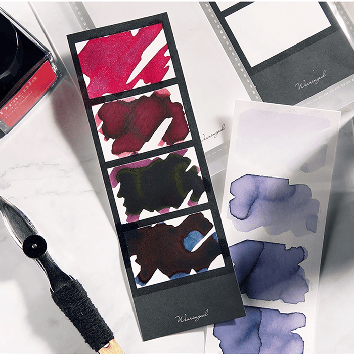 Wearingeul Ink Color Swatches - Four Photos - 30 Sheets - Pen Boutique Ltd