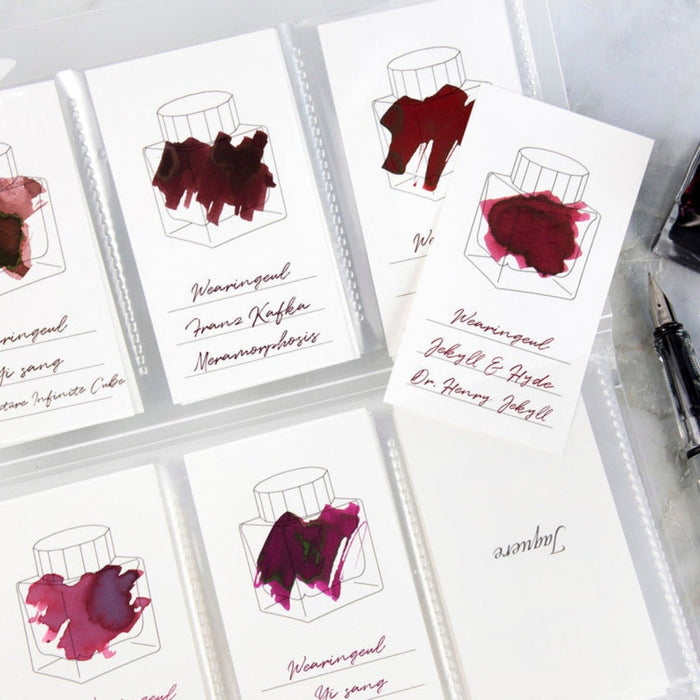 Wearingeul Ink Colorchips Chart Card Vertical - Pen Boutique Ltd