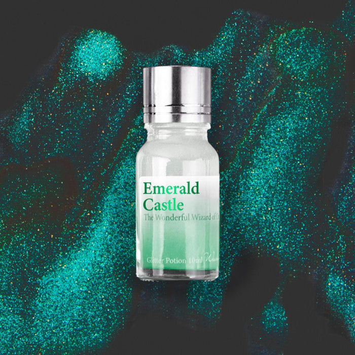 Wearingeul Magic Glitter Potion - Emerald Castle (10ml) - Pen Boutique Ltd