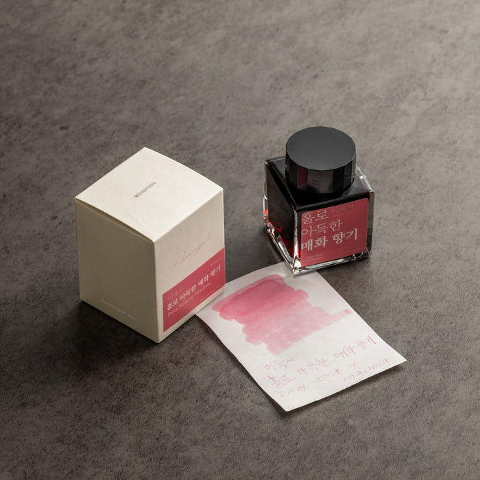 Wearingeul The Color of Literature Ink Bottle - Dizzy Scent of Maehwa - 30ml - Pen Boutique Ltd