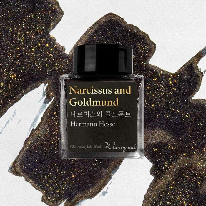 Wearingeul The Color of Literature Ink Bottle - Narcissus and Goldmond - 30ml - Pen Boutique Ltd
