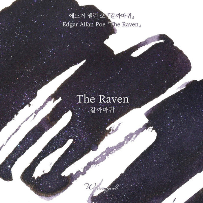 Wearingeul The Color of Literature Ink Bottle - The Raven - 30ml - Pen Boutique Ltd