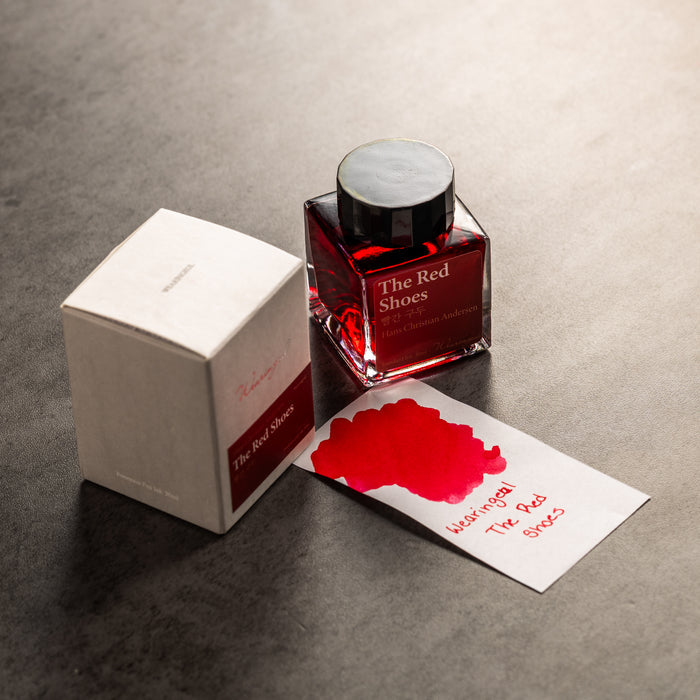 Wearingeul The Color of Literature Ink Bottle - The Red Shoes - 30ml - Pen Boutique Ltd