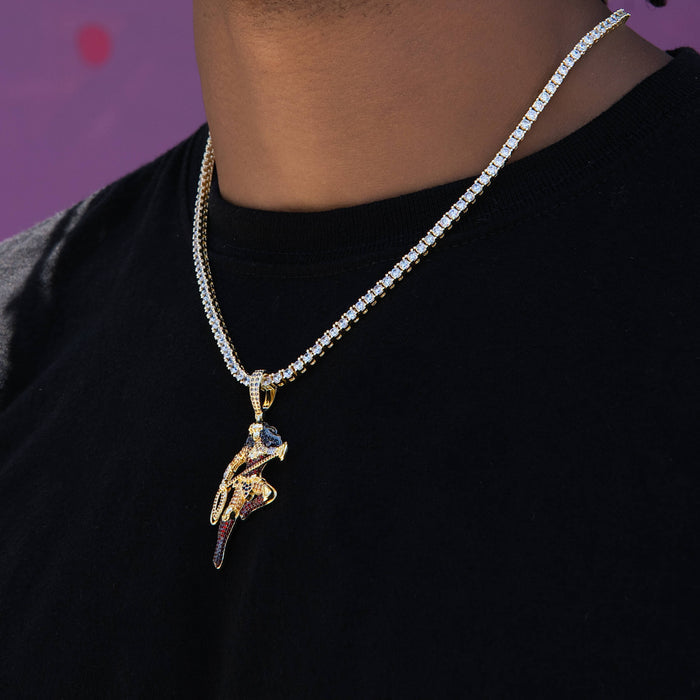Wonder Woman Body Official DC Comics Pendant in Yellow Gold