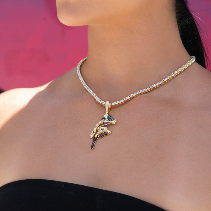 Wonder Woman Body Official DC Comics Pendant in Yellow Gold